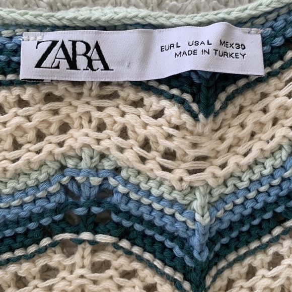 Zara Tops Zara Crochet Knit Top Poshmark